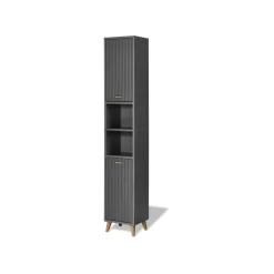 LIVARNO Home Bad-Hochschrank, Wellenoptik - B-Ware