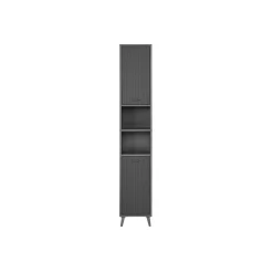 LIVARNO Home Bad-Hochschrank, Wellenoptik - B-Ware