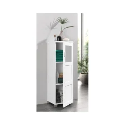 LIVARNO home Bad-Vitrine »Basel«, mit Sicherheitsglas - B-Ware Transportschaden