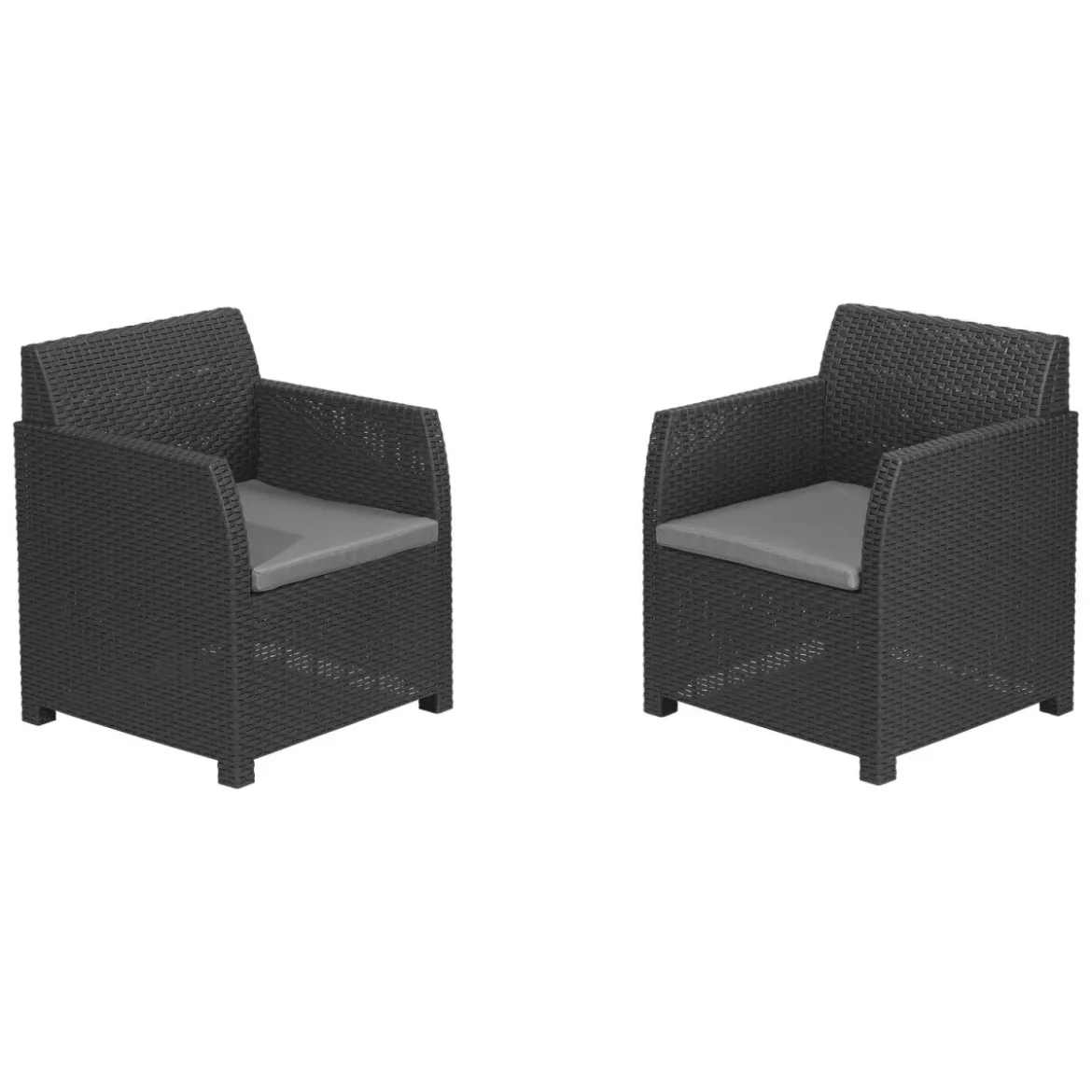 LIVARNO home Balkonmöbel-Set, mit Stauraumfunktion, 3-teilig - B-Ware