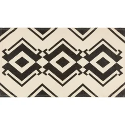LIVARNO HOME Baumwollteppich, 67 x 120 cm (schwarz/creme) - B-Ware sehr gut