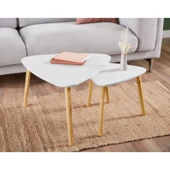 LIVARNO home Beistelltisch, 2er Set, im modernen Design - B-Ware