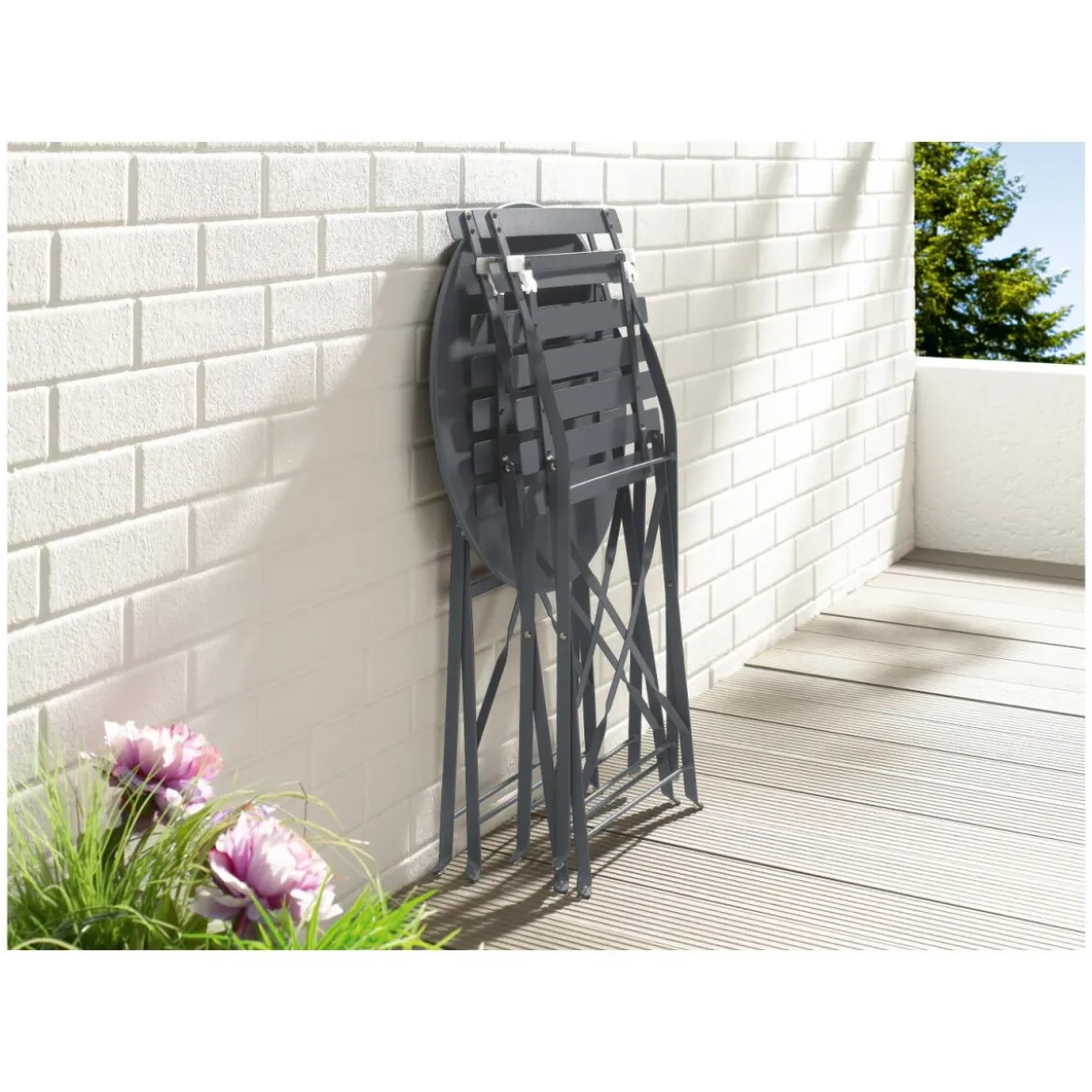 LIVARNO home Bistro-Set, mit Klappfunktion - B-Ware