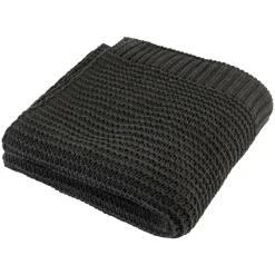 LIVARNO home Chenille-Kuscheldecke, 125 x 140 cm (Dunkelgrün) - B-Ware neuwertig