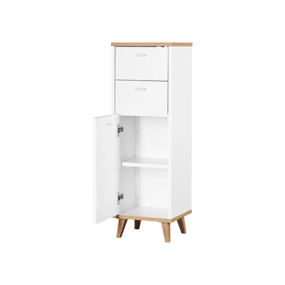 LIVARNO home »CORFU« Badezimmer-Seitenschrank, weiß - B-Ware sehr gut
