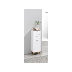 LIVARNO home »CORFU« Badezimmer-Seitenschrank, weiß - B-Ware sehr gut