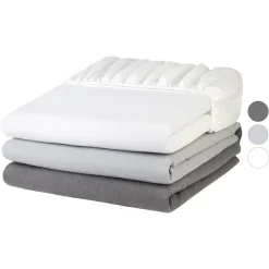 LIVARNO home Feinbiber-Spannbettlaken, 180-200 x 200 cm - B-Ware