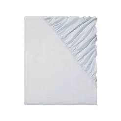 LIVARNO home Feinbiber-Spannbettlaken, 90-100 x 200 cm (Grau) - B-Ware neuwertig