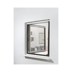 LIVARNO home Fenster-Insektenschutz, teleskopierbar, 120 x 140 cm - B-Ware