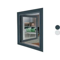 LIVARNO home Fenster-Insektenschutz, teleskopierbar, 120 x 140 cm - B-Ware