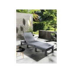 LIVARNO home Geflecht-Sonnenliege, mit Kissenauflage, anthrazit - B-Ware sonstiges