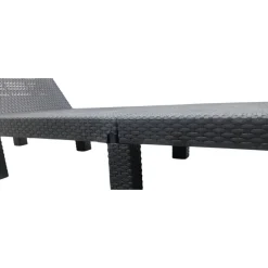 LIVARNO home Geflecht-Sonnenliege, mit Kissenauflage, anthrazit - B-Ware sonstiges