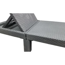 LIVARNO home Geflecht-Sonnenliege, mit Kissenauflage, anthrazit - B-Ware sonstiges