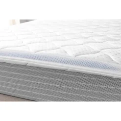 LIVARNO HOME Gelschaum-Matratzentopper, 140 x 200 cm, Anti-Rutsch-Effekt - B-Ware
