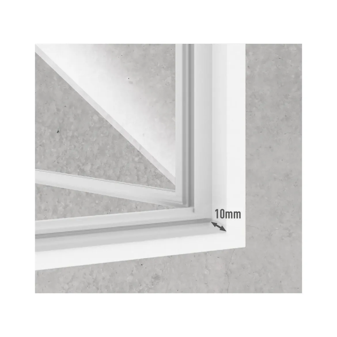 LIVARNO home Insektenschutzfenster, magnetisch, 110 x 130 cm, weiß - B-Ware sehr gut