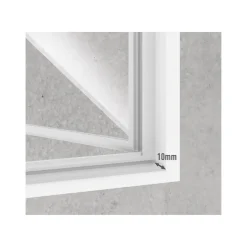 LIVARNO home Insektenschutzfenster magnetisch, 110 x 130 cm, weiß - B-Ware sehr gut