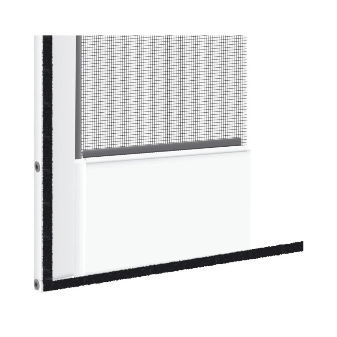 LIVARNO home Insektenschutztür, 100 x 210 cm, mit Trittschutz - B-Ware