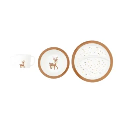 LIVARNO home Kinder Geschirr-Set, 3-teilig (Flöckchen das Reh) - B-Ware sonstiges