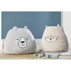 LIVARNO HOME Kinder Sitzpouf, 40 x 40 cm (Fuchs) - B-Ware neuwertig