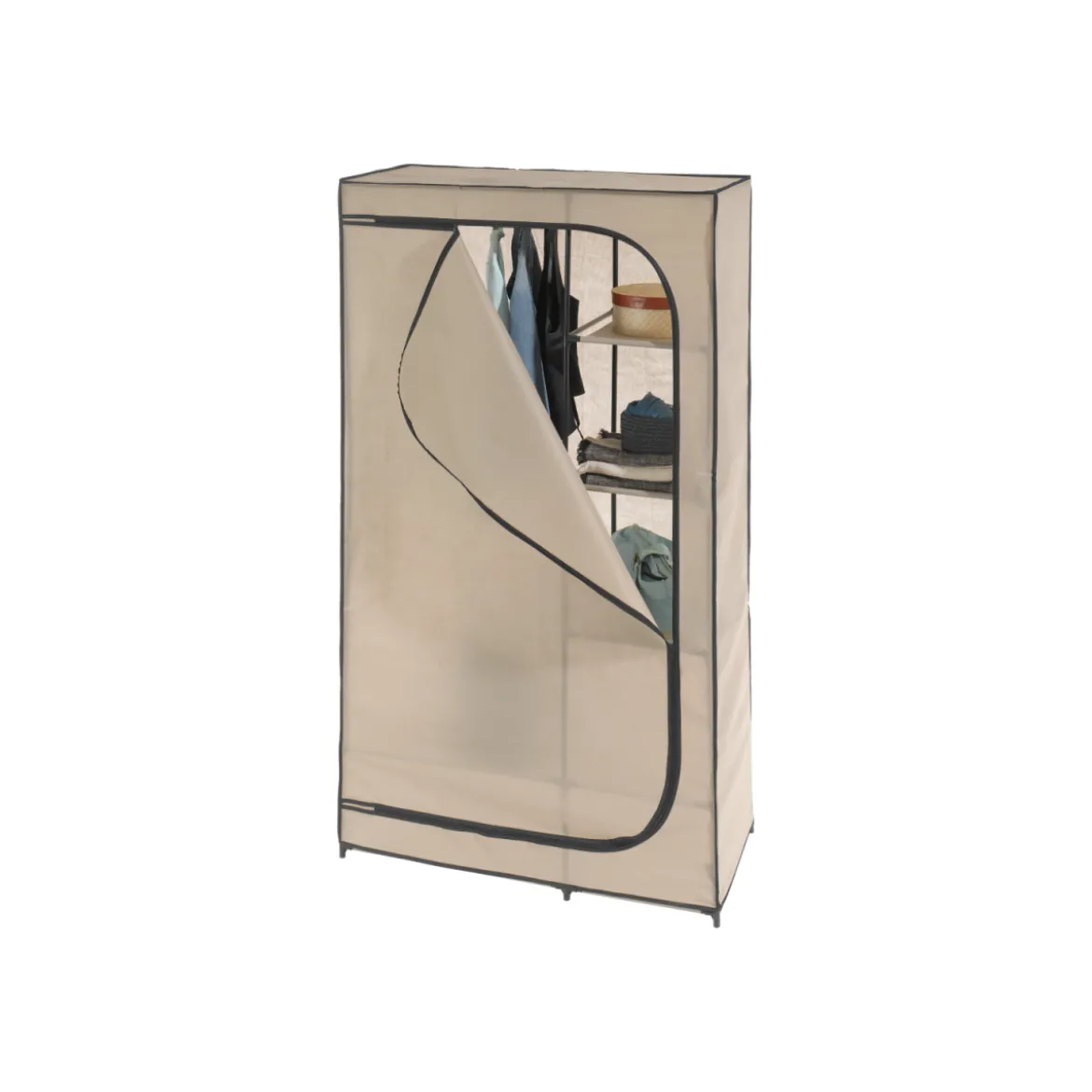 LIVARNO home Kleiderschrank Textil (Beige) - B-Ware sehr gut