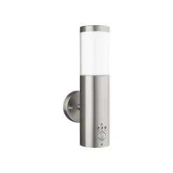 LIVARNO home LED-Außenleuchte, mit warmweißem Licht (Chrom) - B-Ware neuwertig
