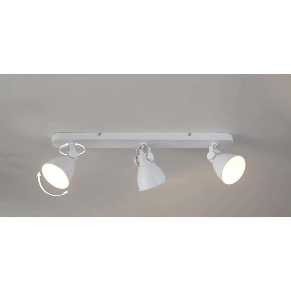 LIVARNO home LED-Deckenleuchte, mit schwenkbaren Spots (Deckenschienenleuchte, weiß) - B-Ware sehr gut