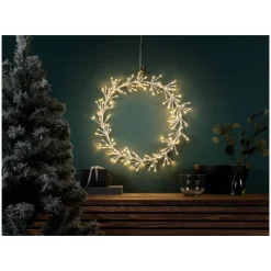 LIVARNO home LED-Dekokranz / LED-Dekostern (Kranz) - B-Ware neuwertig