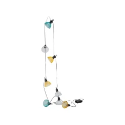 LIVARNO home LED-Lichterkette, 8 Lampenschirmen - B-Ware