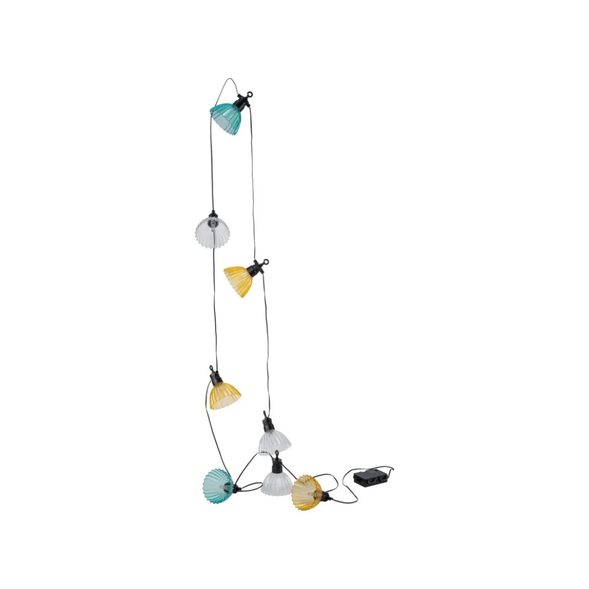 LIVARNO home LED-Lichterkette, 8 Lampenschirmen - B-Ware