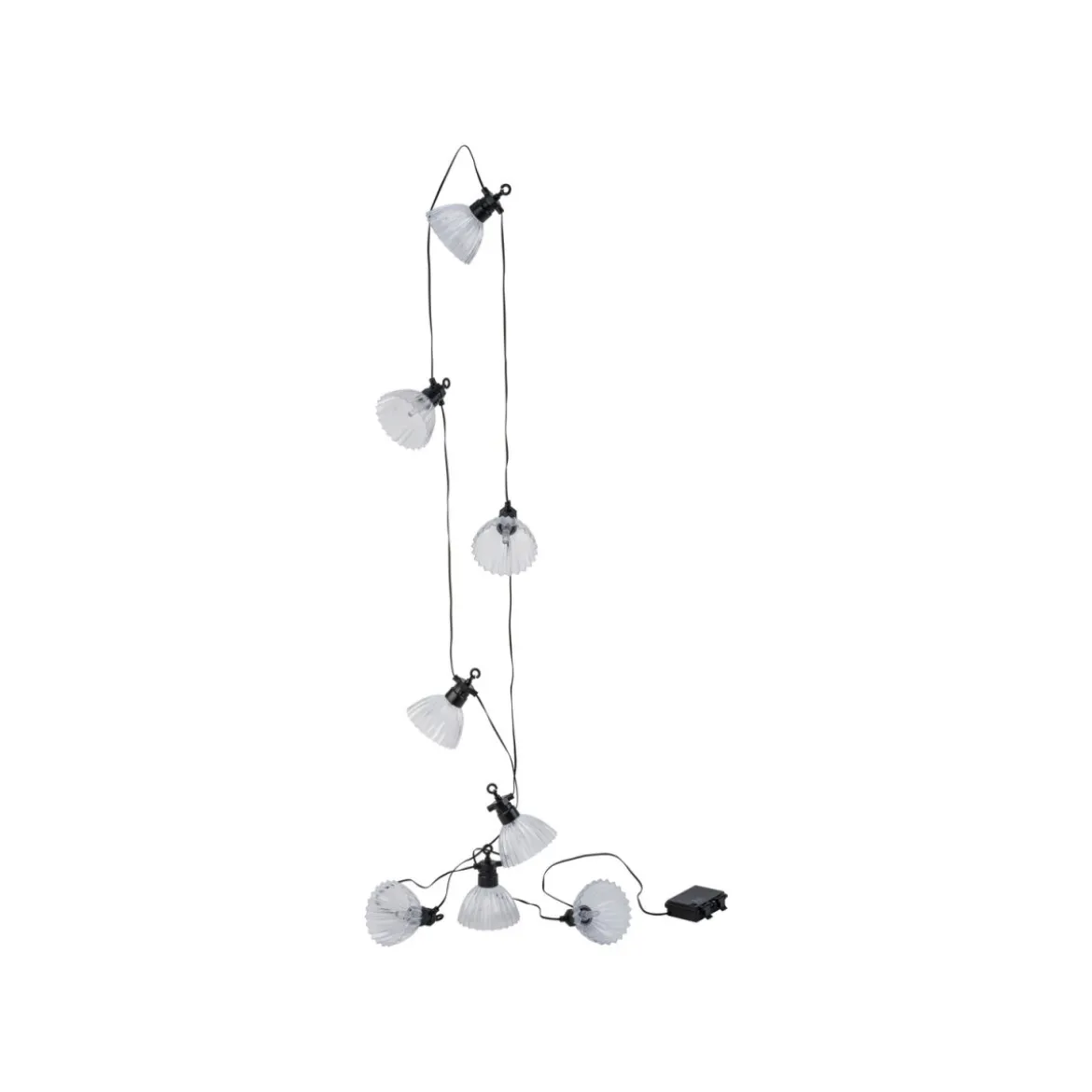 LIVARNO home LED-Lichterkette, 8 Lampenschirmen - B-Ware