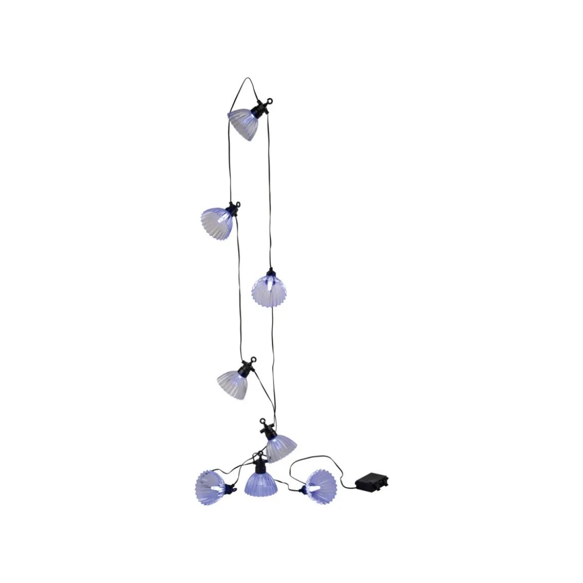 LIVARNO home LED-Lichterkette, 8 Lampenschirmen - B-Ware