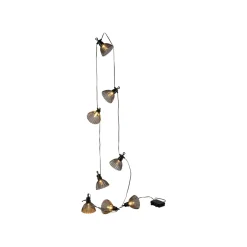LIVARNO home LED-Lichterkette, 8 Lampenschirmen - B-Ware