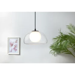 LIVARNO home LED-Pendelleuchte, mit halbtransparentem Diffusor, 3 W, transparent - B-Ware neuwertig
