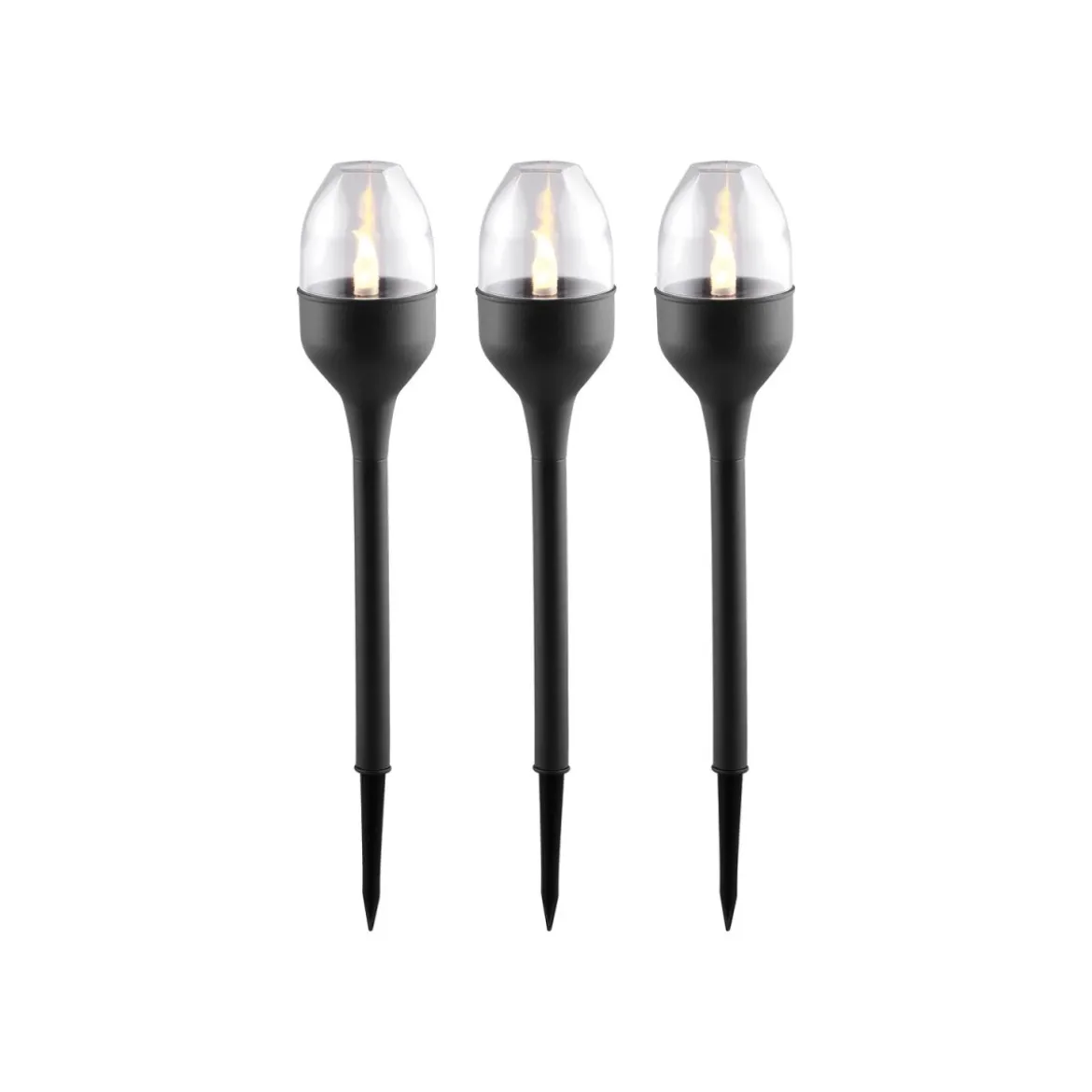 LIVARNO home LED Solarleuchten / Tischleuchten, 3 Stück - B-Ware