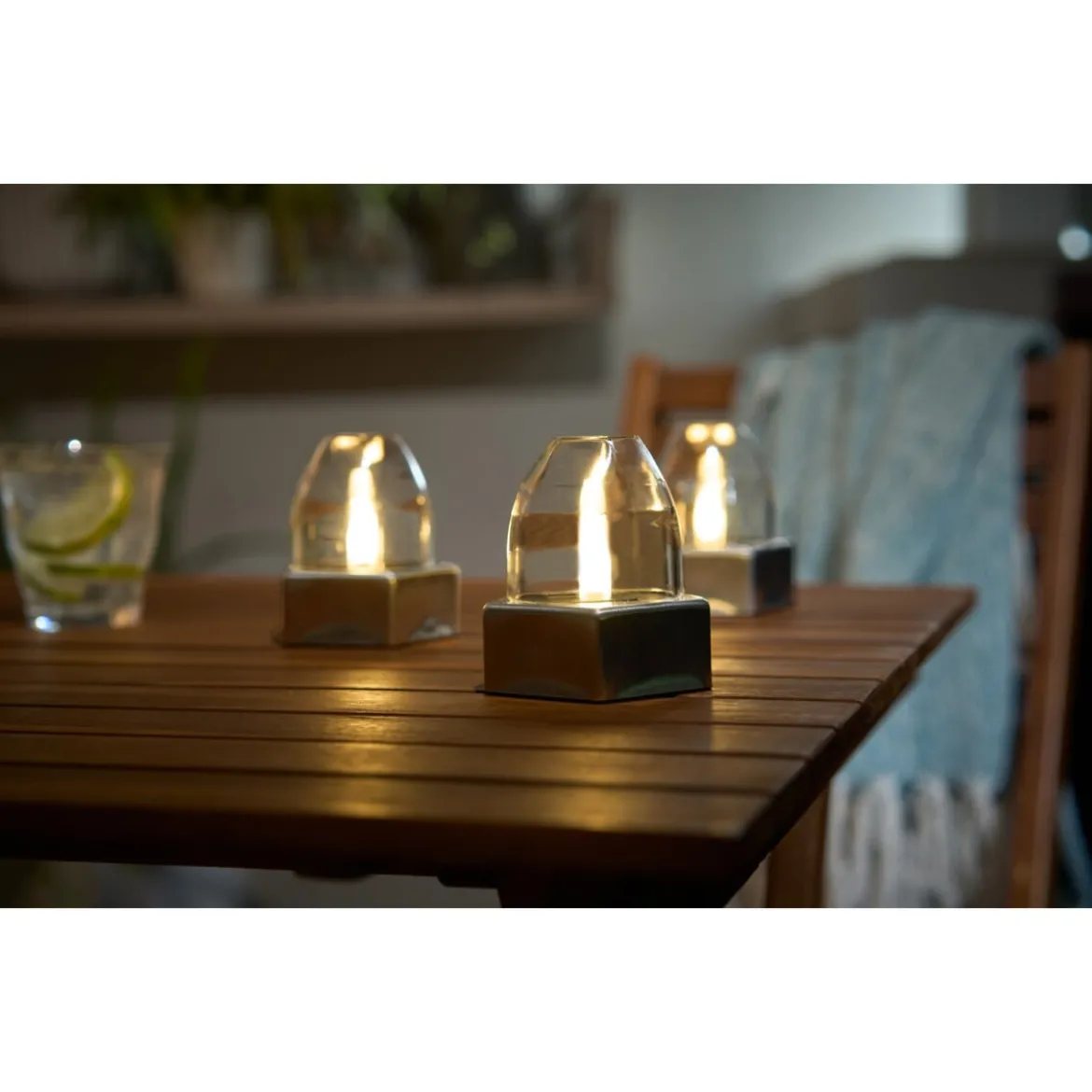 LIVARNO home LED Solarleuchten / Tischleuchten, 3 Stück - B-Ware