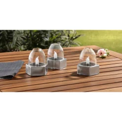 LIVARNO home LED Solarleuchten / Tischleuchten, 3 Stück - B-Ware