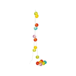 LIVARNO home LED Sommerlichterkette XXL, 15 LEDs, 17 m (Kugellaterne bunt) - B-Ware neuwertig