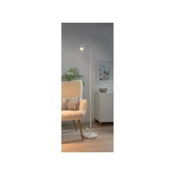 LIVARNO home LED-Stehleuchte, mit neig- und schwenkbarem Kopf (Weiß) - B-Ware sehr gut