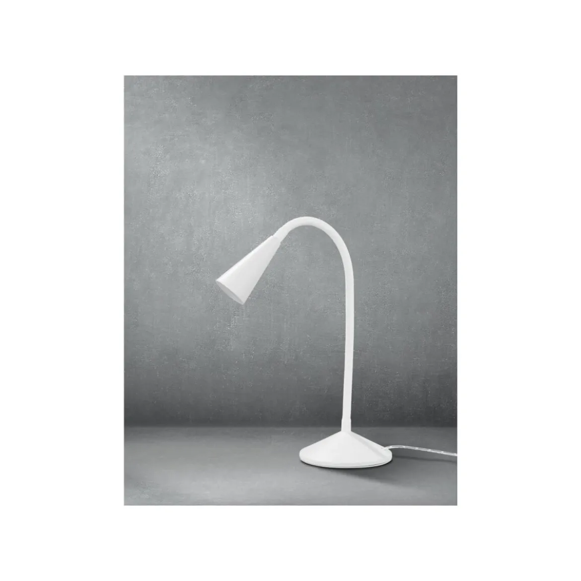 LIVARNO home LED-Tischleuchte, mit flexiblem Metallhals (weiß) - B-Ware neuwertig