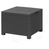 LIVARNO home Loungeset mit Tisch, 4-teilig, Kunststoff, anthrazit - B-Ware sehr gut
