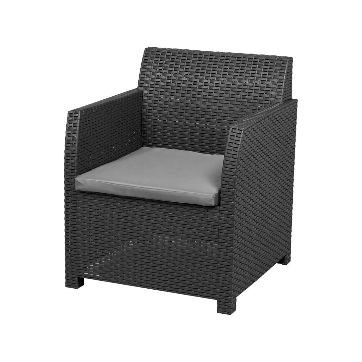 LIVARNO home Loungeset, 4-teilig, anthrazit - B-Ware neuwertig