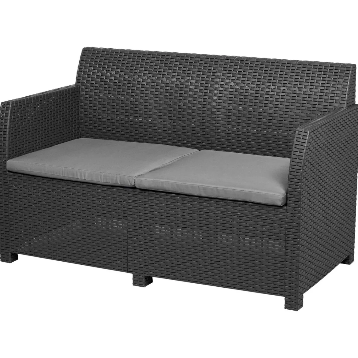 LIVARNO home Loungeset, 4-teilig, anthrazit - B-Ware neuwertig