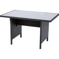 LIVARNO home Lounge-Set, 4-teilig, mit Kissen, anthrazit - B-Ware neuwertig