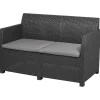 LIVARNO home Loungeset, 4-teilig, Pre Zero, anthrazit/grau - B-Ware sehr gut
