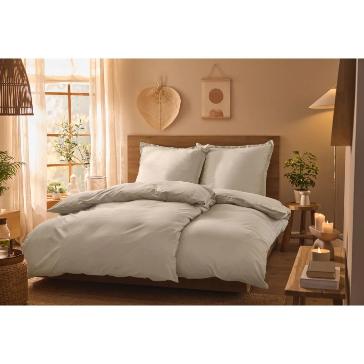 LIVARNO home Lyocell-Satin-Bettwäsche, 155 x 220 cm - B-Ware