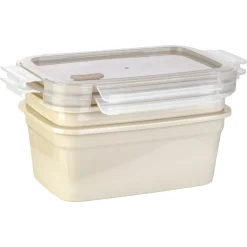 LIVARNO home Mikrowellendosen-Set, BPA-frei - B-Ware