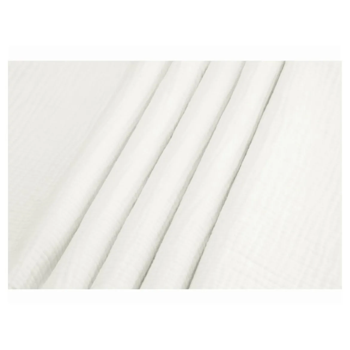 LIVARNO home Musselin Bettwäsche, 140 x 200 cm, weiß - B-Ware neuwertig