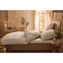 LIVARNO home Perkal-Spannbettlaken, 180-200 x 200 cm - B-Ware