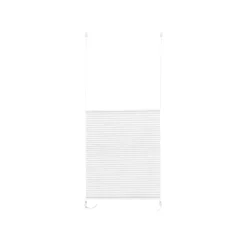 Livarno Home Plissee Rollo für Fenster 70 x 130 cm, weiß - B-Ware sehr gut
