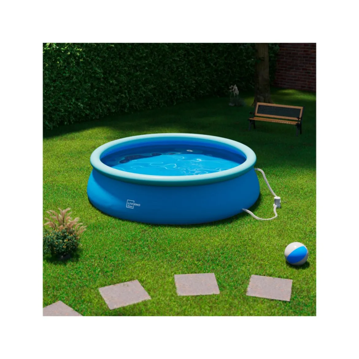 LIVARNO HOME Quick-up-Pool, inkl. Filterpumpe - B-Ware neuwertig